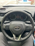 淄客适用丰田真皮手缝方向盘套卡罗拉雷凌荣放凯美瑞亚洲龙锋汉威兰达 头层牛皮 小牛皮黑皮侧孔黑线 实拍图