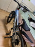 凤凰山地自行车男女变速山地车碟刹青少年儿童自行车学生单车 星际 蓝灰【变速+辐条轮】 18寸【适合120-155cm】 实拍图