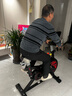 汗马 【智能游戏APP】动感单车家用运动器材健身车室内脚踏自行车 弹簧减震+加大车架+飞轮全包黑 实拍图