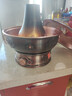 炊老爷（CHUILAOYE） 纯紫铜火锅碳电两用老式木炭铜锅电火锅锅涮肉鸳鸯锅具家商分体 雕龙分体款鸳鸯锅【6-8人】 34cm 实拍图