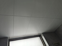 集成吊顶烤漆铝扣板300*600铝扣板厨房卫生间阳台吊顶材料自装 哑光白0.7 双面烤漆260克 含家装超厚实配件（推荐） 实拍图