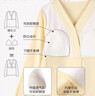 雅特茂月子服纯秋冬季产后棉孕妇睡衣款产妇待产喂奶哺乳家居服 秋冬款220g（送胸垫）奶酪色9-1450 XL 实拍图