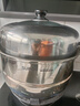 苏泊尔SUPOR 蒸锅真味鲜不锈钢双层复底28cm蒸鱼锅加高锅盖蒸笼EZ28BS04 实拍图