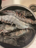 鲜京采 鲜冻大号黑虎虾 去冰净重2斤 31-40只/盒 斑节对虾 实拍图