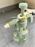 九千谷喷壶 气压式大容量塑料洗车浇花园艺喷雾器 1.5L 透明奶绿3248 实拍图