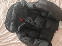 鸭鸭秋冬新品短款羽绒服女加厚连帽面包服宽松保暖韩版泡芙小个子外套 黑色 M （建议110-140斤） 实拍图
