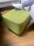 竹思乐实木布艺小凳子家用矮凳墩门口换鞋凳沙发凳成人休闲方凳 【加厚加固加大】抹茶绿实木凳 实拍图