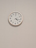 康巴丝（Compas）挂钟客厅静音简约客厅石英钟表挂墙时钟 c2855 金色 26cm直径 实拍图