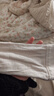 MUJI 女式 法兰绒 衬衫领 长袖衬衫衬衣内搭上衣纯棉冬季女装格子 象牙色 M （160/84A） 实拍图