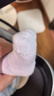 全棉时代儿童袜子7A抗菌婴幼儿宝宝纯棉中筒袜 紫粉白 12-14cm 实拍图
