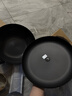 温仑山鹅卵石超轻精铁炒锅无涂层不粘锅炒菜锅电磁炉明火燃气灶 【第四代渗氮】钛铁锅- 32cm 实拍图