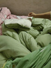 猫人A类大豆纤维被子冬季棉被加厚冬天被芯单双人宿舍四季被褥春秋被 猫人米绿【A类母婴级】 【秋冬被】150x200cm约重5斤 实拍图