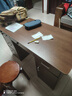 幻狐 （DREAM FOX ） 电脑桌台式家用办公书桌现代简约带抽屉学生学习桌卧室写字桌子 推荐【五抽+柜门】深胡桃色120CM 实拍图