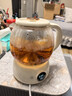 美的（Midea）煮茶器煮茶壶花茶壶 养生壶迷你恒温电热水壶蒸茶器喷淋式316L不锈钢烧水壶黑茶茶具1升YSTM-Z11 实拍图