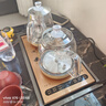 友家铺子（Biooner）全自动上水电热水壶烧水壶家用办公茶台一体机茶桌茶几嵌入式茶具套装 玫瑰金蒸茶款1L 实拍图