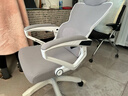 朗域轩品人体工学电竞椅人工力学座椅久坐护腰宿舍游戏电脑椅子可躺写字椅 【升级四向腰托】蝶翼白丨乳胶-4级气杆 120-155度(含) 联动扶手 四向腰托 实拍图