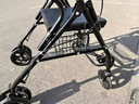 医仑特老人手推车助力行走器康复助行助步购物车可推带刹车折叠买菜车 实拍图