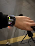 Apple/苹果 Watch Series 10 智能手表GPS款46毫米银色铝金属表壳丹宁色运动型表带M/L MX223CH/B 实拍图