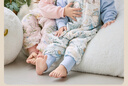 威尔贝鲁（WELLBER）恒温睡袋婴幼儿1-3岁竹棉睡衣秋冬儿童宝宝防踢被薄夹棉 梦境3XL 实拍图