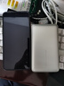 荣耀亲选移动电源 100W自带线版 20000mAh 3C认证可上飞机 可充荣耀华为苹果手机平板电脑 双向快充 钛金色 实拍图