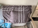 金号纯棉加厚加大枕巾吸汗透气亲肤枕头巾棕色1条 80*50cm 170g 实拍图