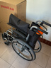鱼跃 (yuwell)手动轮椅车H062折叠老人轻便免充气铝合金旅行手推代步 实拍图