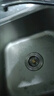 富格优不锈钢厨房水槽过滤网洗菜盆漏水塞洗碗池通用款水槽弹跳芯下水器 基础款【金色芯+304不锈钢】1个 实拍图