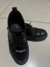 百丽通勤商务皮鞋2025男牛皮褶皱增高休闲鞋A1373AM4 黑色2  40 实拍图