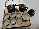 京东京造 茶具整套 功夫茶具陶瓷套装茶壶茶杯茶盘【黑陶提梁壶】 12件套  实拍图