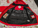 鸭鸭王一博同款1号系列红色羽绒服男女短款2025冬季最新款防寒厚外套Y 中国红色 XL /180(推荐140-155斤) 实拍图