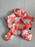 华元宠具（hoopet）狗狗衣服冬天保暖四脚羽绒服宠物小型犬比熊柯基棉服泰迪冬季衣服 【加厚加绒】四脚棉服 橘 XL：背长37cm【建议9-12斤】 实拍图