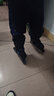 小状元溜冰鞋儿童旱冰鞋成人加厚合金支架轮滑鞋男女头盔护具套装黑蓝M 实拍图