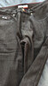 皮尔卡丹（pierre cardin）加绒加厚牛仔裤男直筒修身冬季潮流男裤青年长裤休闲221100黑色31 实拍图