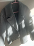 优衣库女装双面呢休闲短大衣478581 06 铅灰色 M /160/84A 实拍图