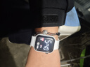 其他品牌高颜值LED手表时尚方形学生科技感超强夜光数字个性运动 白色 实拍图