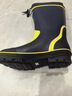 非常行（Jolly Walk）水靴雨靴男水鞋高筒雨鞋长筒钓鱼洗车防水套鞋胶鞋 蓝黄 39 实拍图
