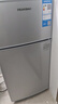 华宝小冰箱小型家用出租房用冷藏冷冻两用一级能效节能省电迷你宿舍寝室办公室二门电冰箱 【一级能效】76L银色【三天不到一度电】 实拍图