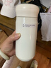 草莓生活（CMSH）保温杯女士高颜值316不锈钢儿童学生上学专用小容量可爱水杯子新 白 410ml （带提绳+帕恰狗贴纸） 实拍图