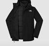 北面（The North Face）硬壳三合一冲锋衣男经典棉服内胆防风防水保暖25秋冬上新|8GJZ JK3/宇宙黑 L /175 实拍图