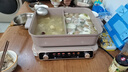 美的（Midea）电火锅鸳鸯锅火锅专用锅多功能锅料理烤肉锅分体式多功能一体电锅0氟钛陶电煮锅HGS352866S 实拍图