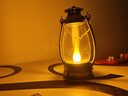 【露营灯】创意复古手提小夜灯网红迷你氛围小马灯桌面摆拍油灯 复古手提小夜灯【金色1个】 实拍图