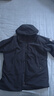 黑冰男士连帽棉服秋冬防风保暖轻量夹克Primaloft户外运动棉服 F8001 黑色 L 实拍图