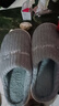 小熊小兔新款秋冬季情侣保暖学生男拖鞋女厚底防滑外穿居家棉拖鞋 小熊小兔棉拖-灰色 40-41 适合39-40 实拍图