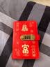 2025新款网红暴富现金存钱本密码锁存钱册2万大容量钱包卡套卡包 中国红 实拍图