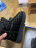 回力（Warrior）官方雪地靴女棉鞋女鞋冬季加绒加厚短筒厚底面包鞋子女 黑色37 实拍图