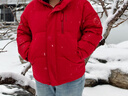 鸭鸭王一博同款1号系列红色羽绒服男女短款2025冬季最新款防寒厚外套Y 中国红色 XL /180(推荐140-155斤) 实拍图