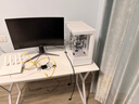 汤能优品电脑桌台式家用电竞游戏桌简约卧室书桌办公学习桌学生写字小桌子 单桌-暖白120*60【C型加固结构】 实拍图