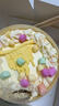 鲜京采×疯狂动物城2官方联名芝士慕斯蛋糕550g蓝莓可可脆珠棉花糖6寸 实拍图