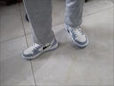 回力男鞋高帮板鞋男秋冬季新款潮流百搭小白鞋增高篮球休闲运动鞋子男 白蓝-0576 42 实拍图