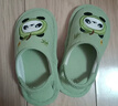 土豆屋儿童拖鞋宝宝布拖鞋男女童防滑婴幼儿小孩居家棉拖鞋 绿色180码 实拍图